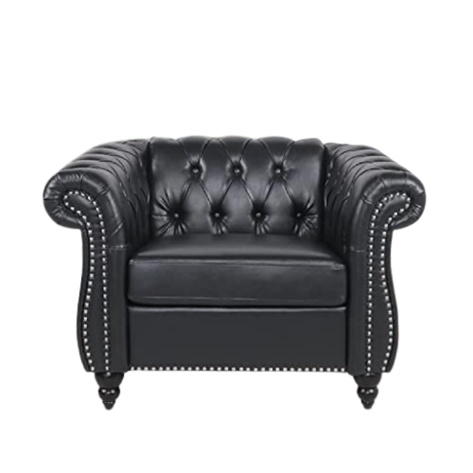 MIYZEAL Chesterfield Chair Leather